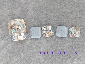 アウラネイルズ(aura nails)/●フットジェル ¥11,000