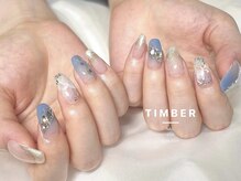 ティンバーネイルアンドアイラッシュ(Timber)/blue nail