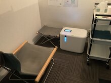 スイソ(suiso.)の雰囲気（水素吸入スペースはパーテーションで仕切られています。）