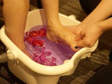 コンフォート(comfort)/施術前には温かいフットバスも♪