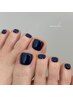 ★【Footワンカラーネイル】ちゅるんネイル♪100色超え☆