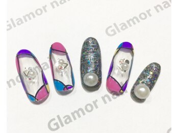グラマーネイル(Glamor nail)/ブロッキング☆Cクラス¥7800