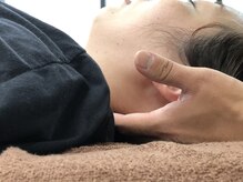 琥珀/頸部の施術も安全第一で行います