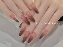 シーシーネイルサロン 池袋(C.C.Nail salon)/長さ出しカラグラデーション