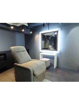 個室があるサロン