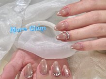 モアグラム 池袋東口店(More Glam)/水光マグネット　冬ネイル