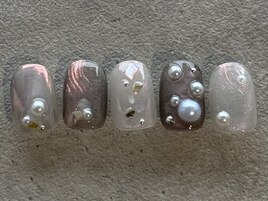 落ち着きカラーの偏光オーロラ