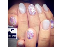 エンヴィ(ENVY)/あじさい柄ネイル☆