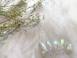 トレンド　氷ネイル