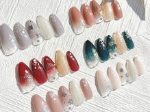 リンドゥネイル 上小田井店(Rindu Nail)/１2、１月　結晶ネイル