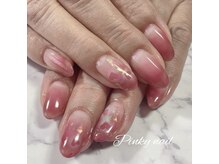 ピンキーネイル(Pinky nail)/ハートくりぬきデザイン