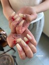 猫ネイル×スカルプアート