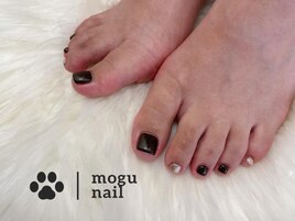 フットネイル／秋ネイル