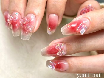 ワイミーネイル(y.mii_nail)の写真/【持ち込みアート◆8000円】再現度の高さが自慢★デザインにこだわりたいおしゃれ女子に大好評！コスパ◎