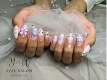 ユーネイル(YW nail)/フルアート＋パーツ
