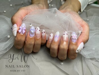 ユーネイル(YW nail)/フルアート＋パーツ