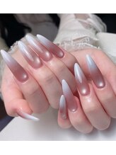 メオネイル(MEO NAIL)/マグネットxグラデーション