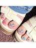 【フット】 親指２本アート ￥7,000→￥6,000