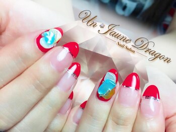 アン ジョーヌドラゴ/7月定額ネイル☆
