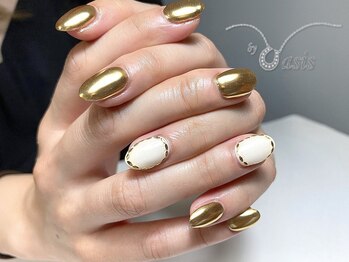 バイオアシス 麻布十番(by Oasis)/ミルクホワイト×ミラーゴールド