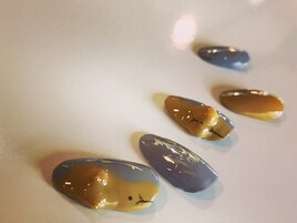 アーティスティックヌードネイル
