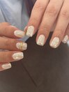 ◯marina◯ホワイトミラーネイル