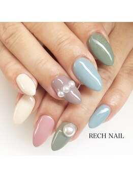 レッシュネイル サロンアンドスクール(RECH NAIL salon&school)/カラフル