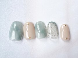 さわやかブルーネイル