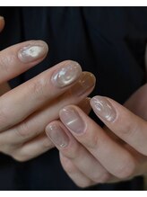 グラウネイル(glaw nail)/マグネット＋ミラー、ホログラム