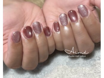 エメ(Aime)/マグネット×フラッシュネイル