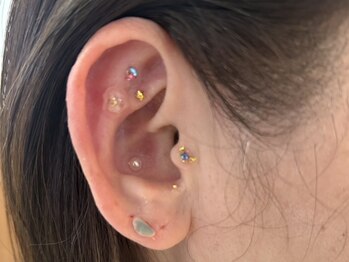 repos_lien【ルポリアン】《リンパマッサージ・よもぎ蒸し》/◇耳つぼジュエリー