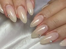 LIBRE nailsalon/ &nbsp;ワンカラー　ストーン追加