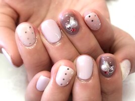 シースルー×ドット