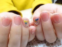 アミュリー ネイル アトリエ(Amury nail atelier)/うる艶☆チークネイル＆押し花♪
