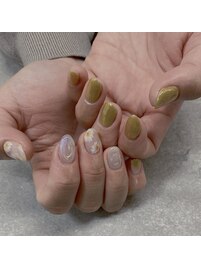 【夏ネイル2021】チグハグネイル