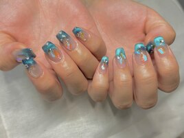 マグネットネイル/ワンホン/青