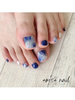 エムズ(m's)の写真/ハンドネイルNGでも大丈夫◎足元からおしゃれに、心ときめくデザインで指先まで華やかに彩ります♪