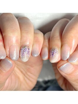 プリズムネイル(Prism Nail)/藤の花