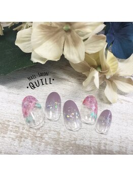 ネイルサロン クイル(QUILL)/6月あじさい★2