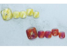 ネイルサロン ブリオン(Nail Salon Bullion)/マーブルウェーブネイル