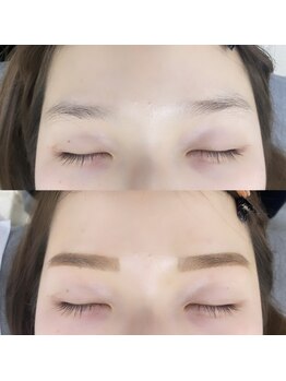 アイブロウサロン ミラ 吉祥寺(Eyebrowsalon Mira)/左右差合わせて平行眉/担当yuno