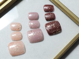 【フット】ラメワンカラーネイル