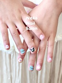 子供ネイル&手描きアート