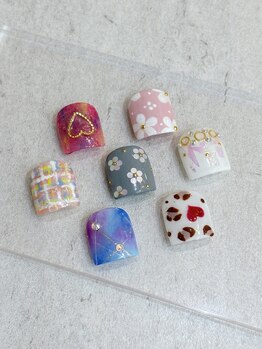 デサンジュ パリ 桑名店(DESSANGE PARIS)/フットデザイン見本