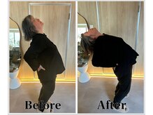 整体ラルース 中目黒(LALUZ)/60代 女性 腰痛、姿勢改善　変化