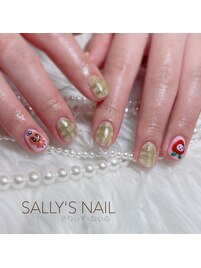 「たまごっち」3dアートネイル