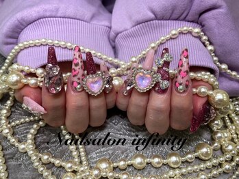 インフィニティ(Infinity)の写真/自分だけの拘りが満載の指先に♪カラーmixも対応可◎絶妙な色味とデザイン力で納得の仕上がりで気分最高潮!