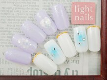 ライトネイルズ イバラキ(light nails IBARAKI)/シンプルネイル♪