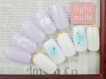 ライトネイルズ イバラキ(light nails IBARAKI)/シンプルネイル♪