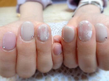 アミュリー ネイル アトリエ(Amury nail atelier)/シアーマーブルネイル♪